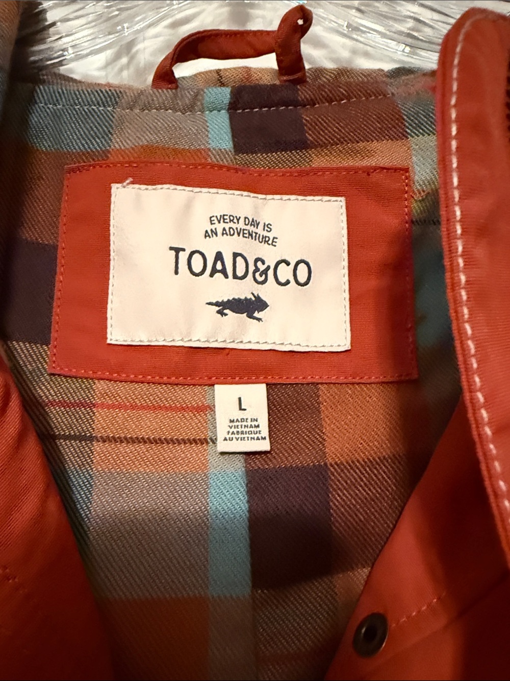 Toad&Co Rust-Orange Hooded Utility Jacket - Picture 2 of 3